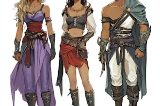 dnd character art and dnd character art