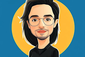 make avatar, cartoon, caricature for profile in 24 hours