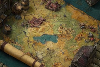 draw maps and fantasy concept art