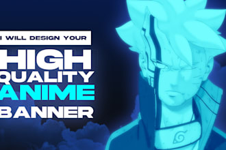 create a anime header or banner in high quality