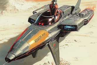 draw you sci fi and spaceship design for you