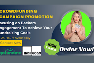 docrowdfunding campaign promotion for gofundme wefunder kickstarter fundraising