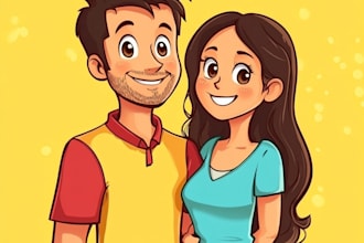 draw you as yellow cartoon character