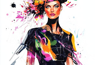 draw unique fashion illustrations