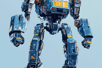 create your mecha robot art