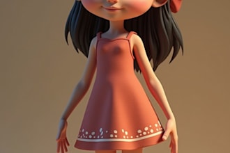 make 3d character for your  game using c4d, maya, blender, iclone