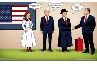 create funny political cartoons