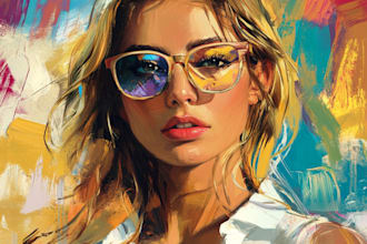 paint professional customized illustration