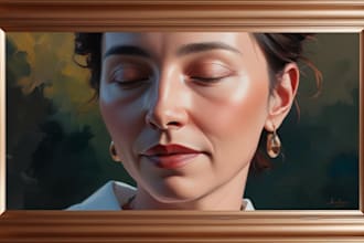 paint digital oil portraits