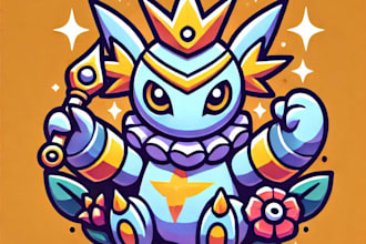 do make nidoking gijinka dex png pokémon mascot logo design service