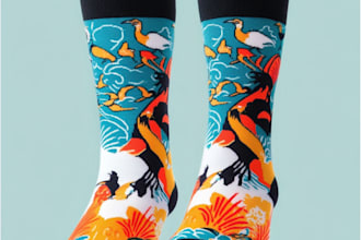 design custom sneakers socks for your brands