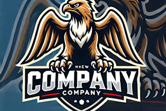 do make flacon mascot logo design with business