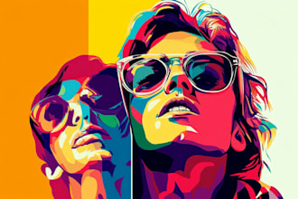 make your photos into wpap pop art