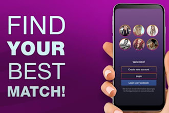 build ai driven dating mobile app, social chat app dating website, ios developer