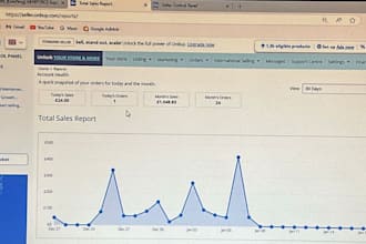 managae your ebay,tiktok,onbuy,amazon,walmart store on profit share percentage
