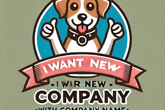 do amazing pet mascot logo design with unlimited review