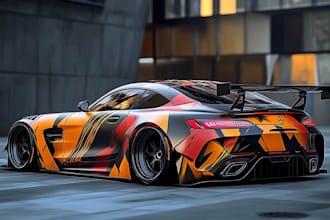make creative car wrap design, vehicle wrap design