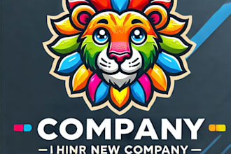 do modern animal logo mascot design with 1 day delivery