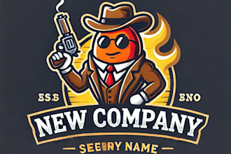 do make BBQ  logo mascot design with unlimited review