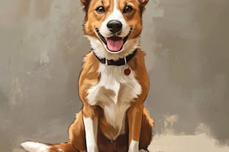 draw realistic portraits of your cat, dog or any pets