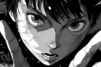 make a masterpiece comic or manga page from ur script
