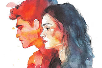 make  watercolor illustrations for children book