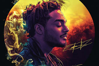 do album cover design, mixtape cover art, single cover art