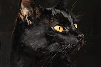 draw christmas couple family or pet portrait