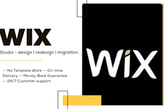 develop wix website design and redesign wix velo to wordpress ecommerce redesign