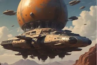do high quality spaceship concept