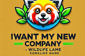 do wonderful wildlife mascot logo design with 1 day delivery