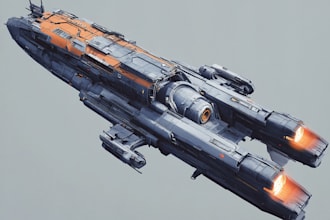 create sci fi and spaceship design for you
