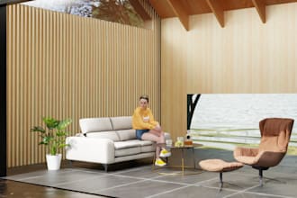 do amazing 3d architect visualization exterior and interior