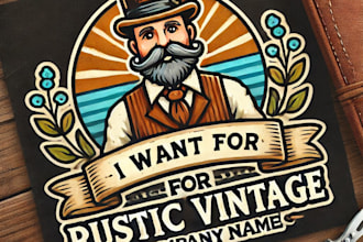 crate vintage logo studio design with unlimited review