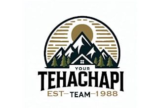 create high quality and beautiful mountain logo design