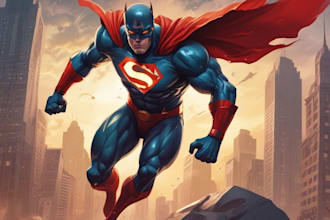 create your fantasy science fiction superhero character
