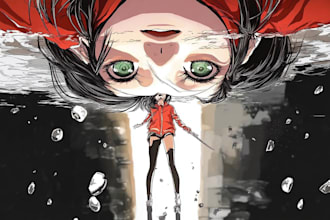 raw a manga style manga character manga comic manga panel