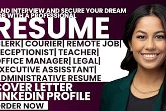 write ats administrative executive clerk it support tech manager courier resume