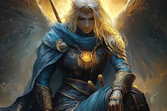 draw fantasy character illustrations