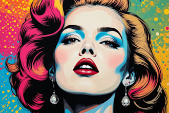 make an amazing wpap pop art for you