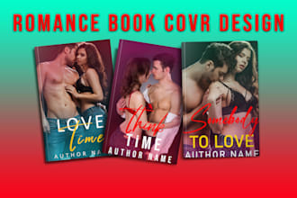 design high quality romance book or ebook cover for amazon kdp