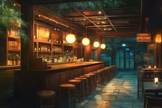 draw anime background for streaming, live2d, game or vn