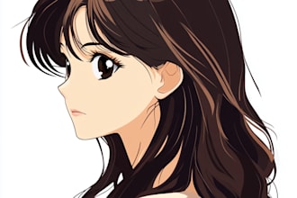 make a vector tracing anime or manga character