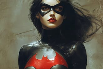 draw comic book illustration marvel cartoon character