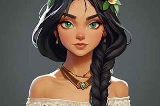 draw vector or raster 2d game art assets, sprite sheet