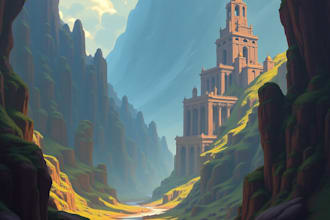draw awesome environment concept art