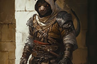 draw dnd character art and dnd character art