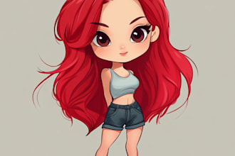 draw cute chibi anime art