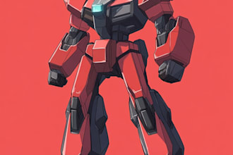 create your mecha robot art