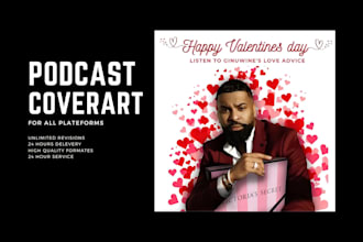 do podcast cover art in comic cartoon artwork